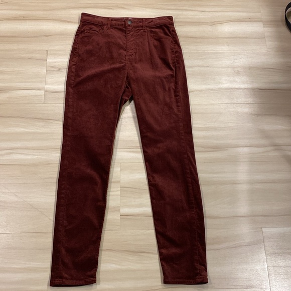 Loft Red Velvet Skinny Jeans - Picture 3 of 13
